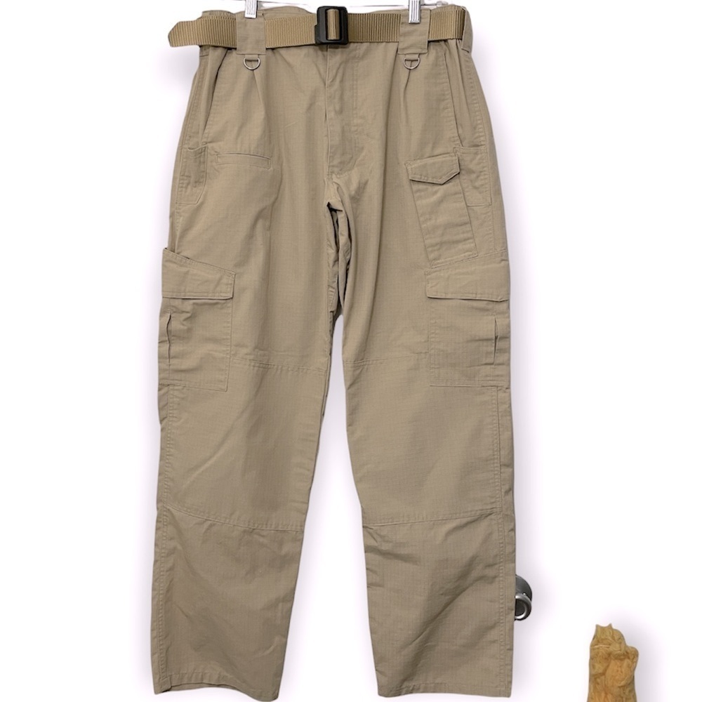CQR Tactical Ripstop Cargo Pants | Khaki | Size 34W x 32L